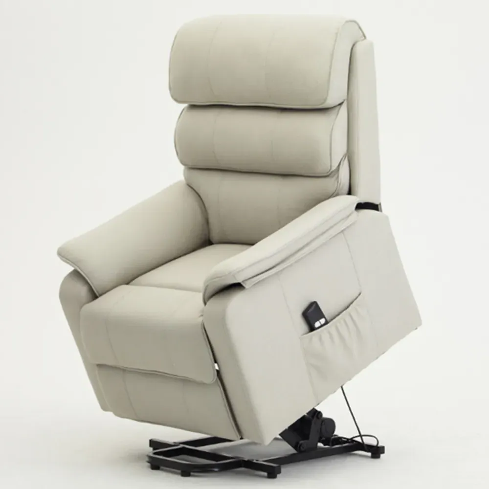 Blair Electric Recliner Chair with Lift - Light Grey