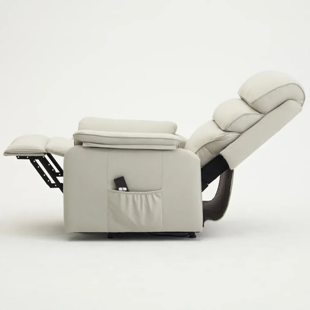 Blair Electric Recliner Chair with Lift - Light Grey