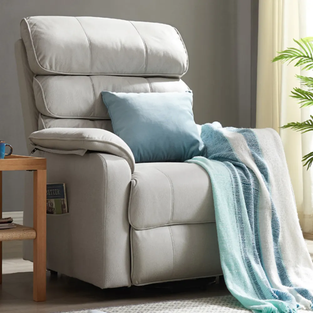 Blair Electric Recliner Chair with Lift - Light Grey