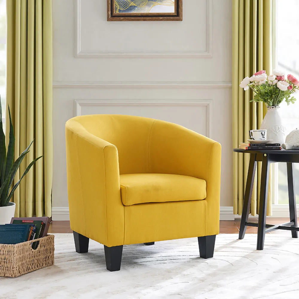 Canberra Tub Chair - Mustard