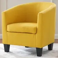 Canberra Tub Chair - Mustard