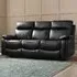 Carson 3-Seater Electric Recliner Sofa - Black, Faux Leather