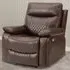 Carson Single Seater Electric Recliner Sofa - Brown, Faux Leather