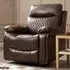 Carson Single Seater Recliner Sofa - Brown, Faux Leather