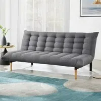 Chatham 2-Seater Sleeper Sofa Bed - Dark Grey