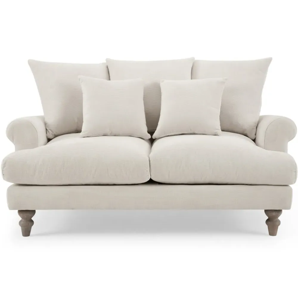 Churchill 2-Seater Sofa - Ivory, Linen