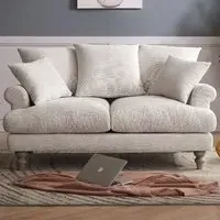 Churchill 2-Seater Sofa - Ivory, Linen