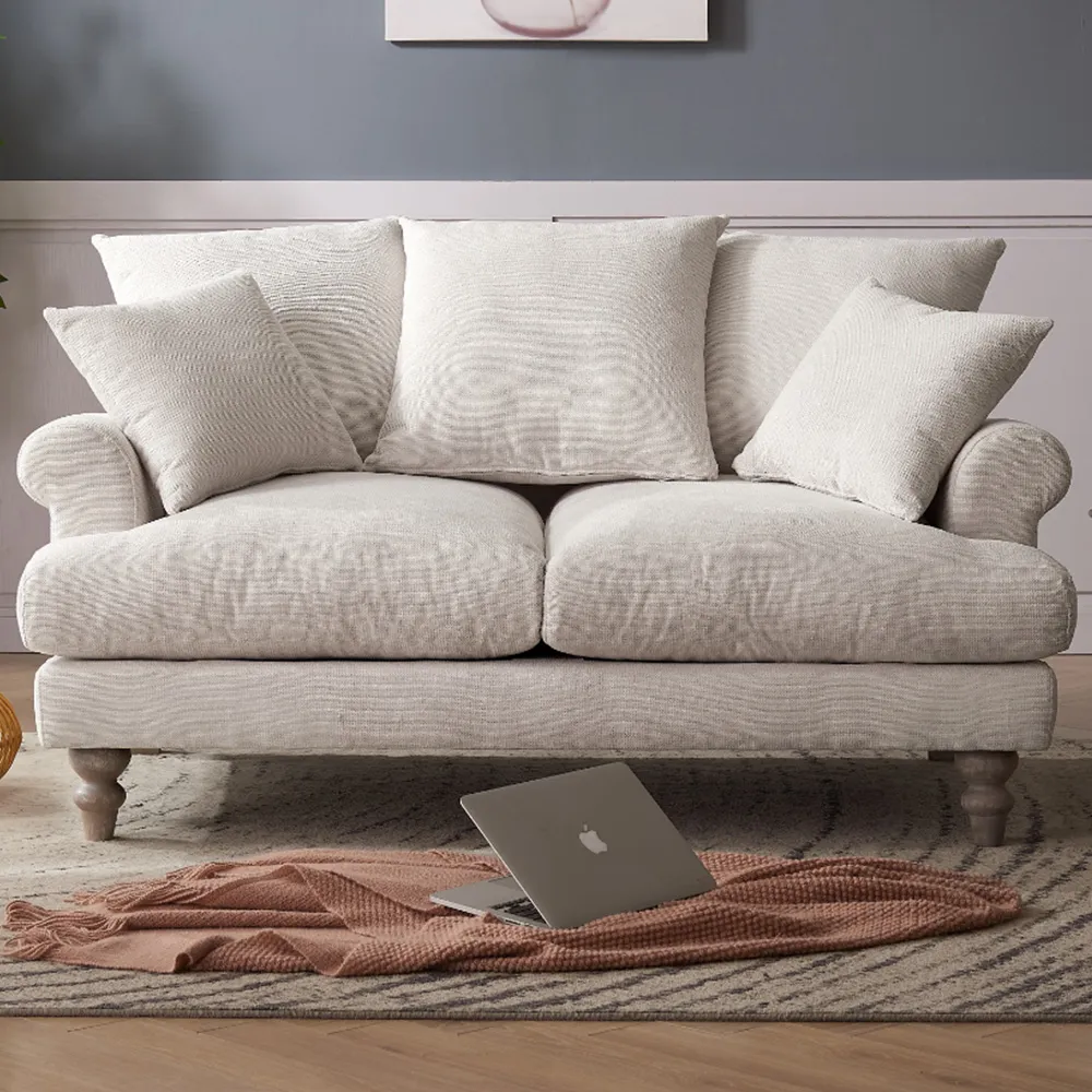Churchill 2-Seater Sofa - Ivory, Linen image