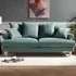 Churchill 3-Seater Sofa - Teal, Velvet