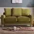 Covent 2-Seater Sofa - Green, Velvet