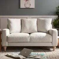 Covent 2-Seater Sofa - Ivory, Linen