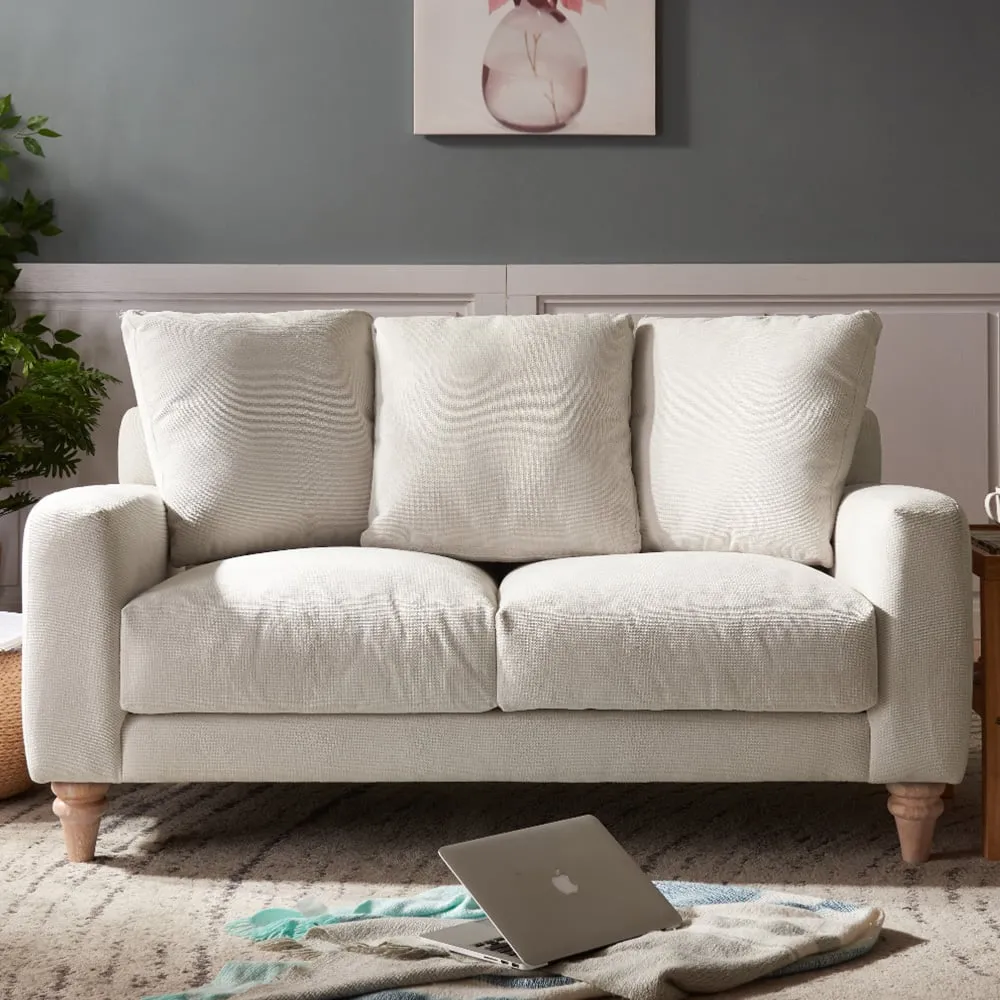 Covent 2-Seater Sofa - Ivory, Linen image
