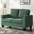Dakota 2-Seater Sofa - Green, Velvet