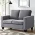 Dakota 2-Seater Sofa - Grey, Velvet