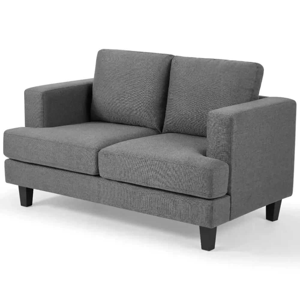 Dale 2-Seater Sofa - Dark Grey, Linen
