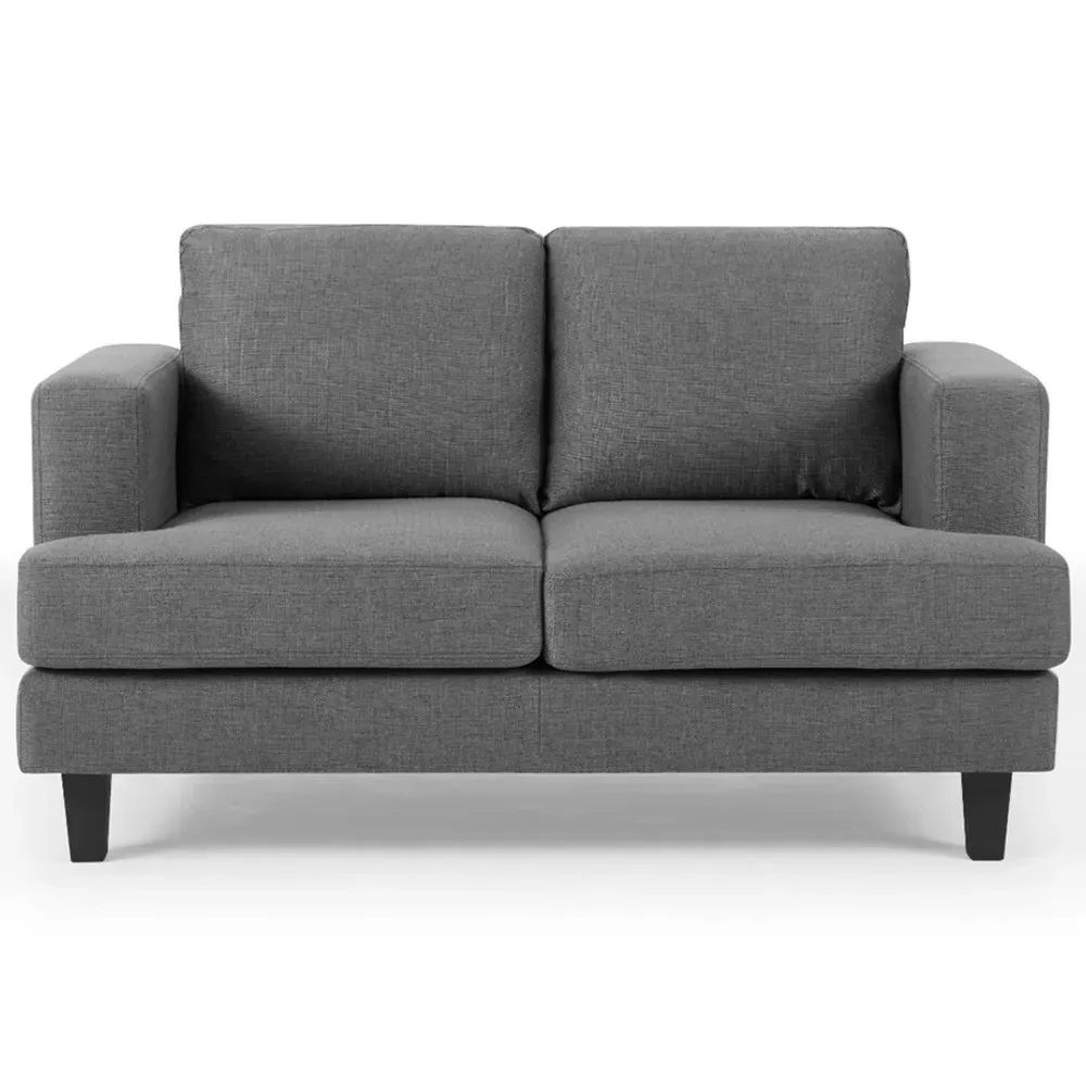 Dale 2-Seater Sofa - Dark Grey, Linen
