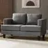 Dale 2-Seater Sofa - Dark Grey, Linen