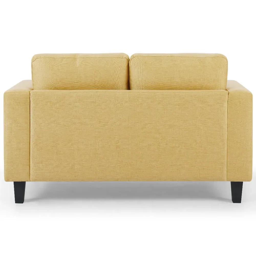 Dale 2-Seater Sofa - Mustard, Linen