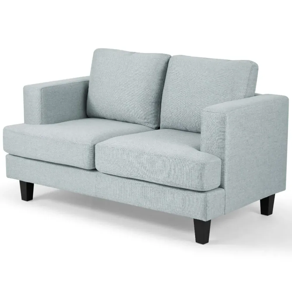 Dale 2-Seater Sofa - Pale Blue, Linen