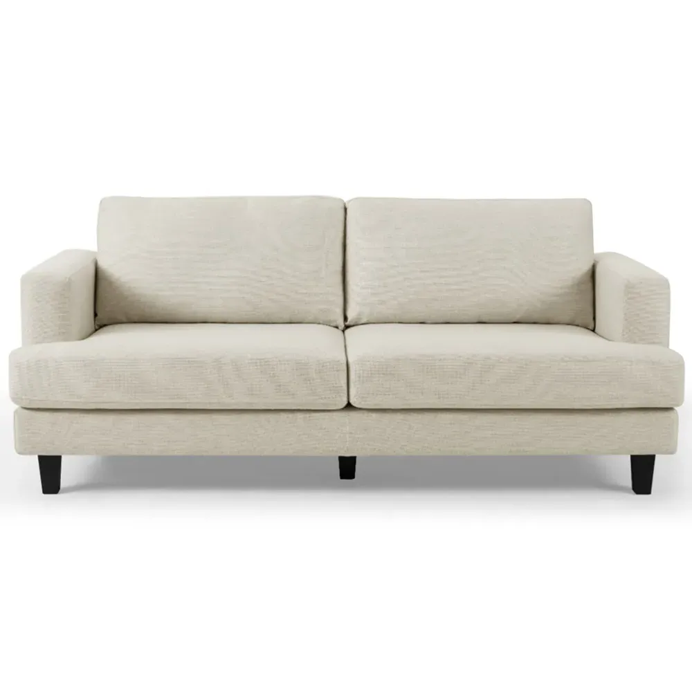 Dale 3-Seater Sofa - Beige, Linen