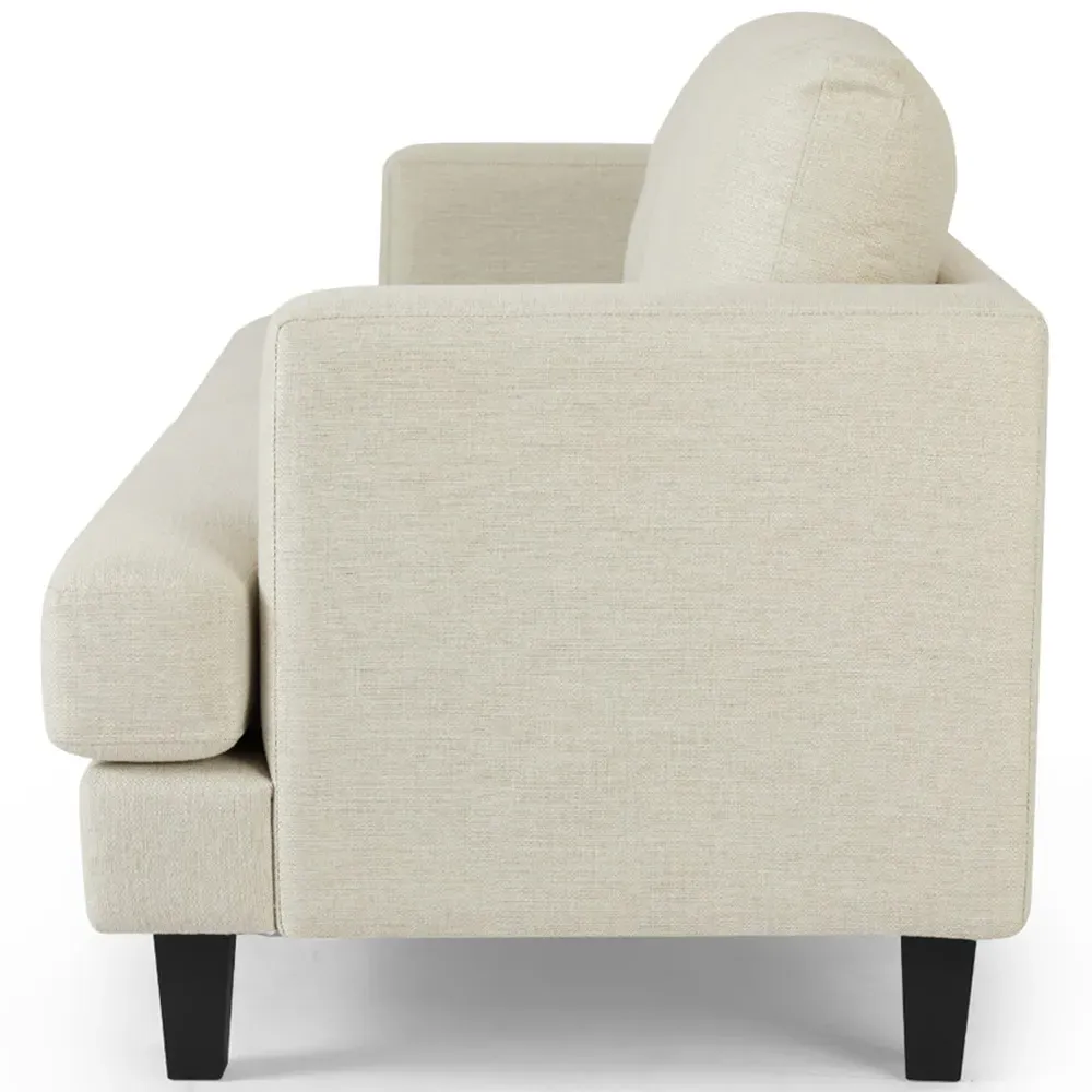 Dale 3-Seater Sofa - Beige, Linen