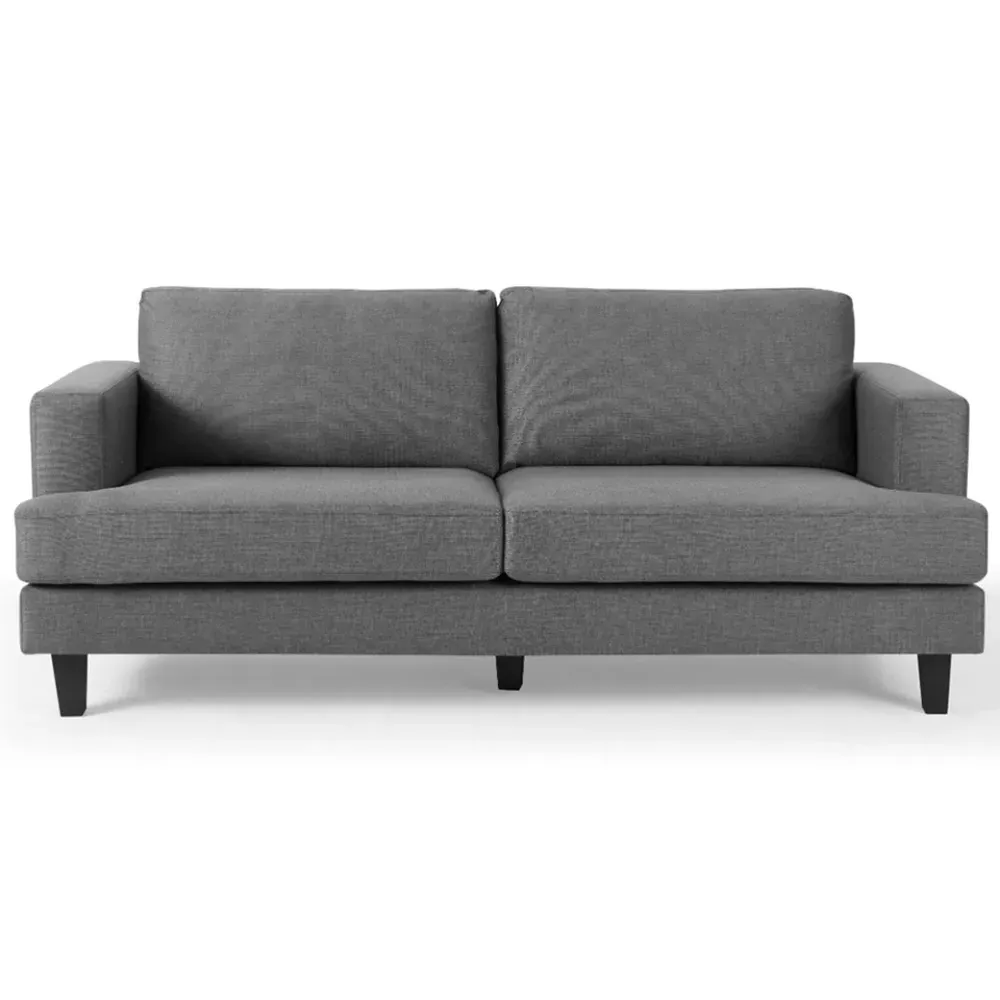 Dale 3-Seater Sofa - Dark Grey, Linen