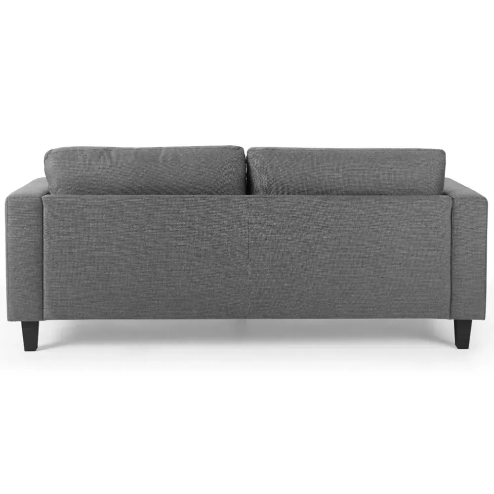Dale 3-Seater Sofa - Dark Grey, Linen