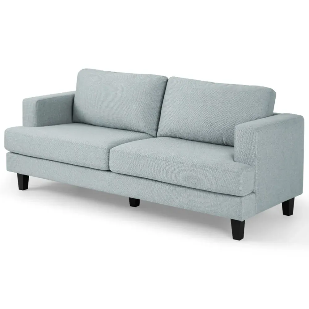 Dale 3-Seater Sofa - Pale Blue, Linen