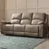 Darius 3-Seater Recliner Sofa - Brown, Air Leather