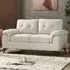 Dylan 2-Seater Sofa - Cream, Linen