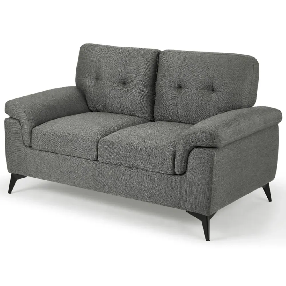 Dylan 2-Seater Sofa - Dark Grey, Linen