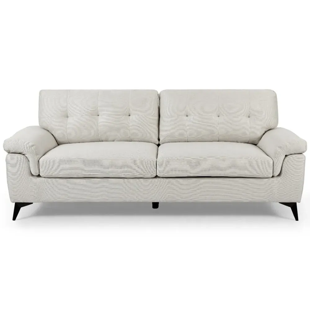 Dylan 3-Seater Sofa - Cream, Linen