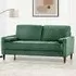 Edward 3-Seater Sofa - Green, Velvet