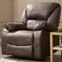 Enoch Single Seater Recliner Sofa - Brown, Faux Leather