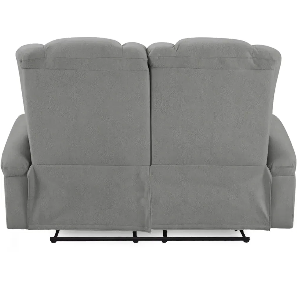Hannah 2-Seater Electric Recliner Sofa - Dark Grey