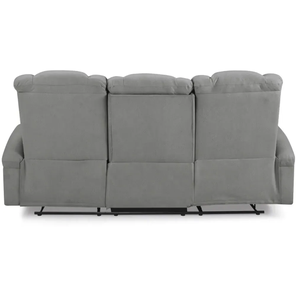 Hannah 3-Seater Electric Recliner Sofa - Dark Grey