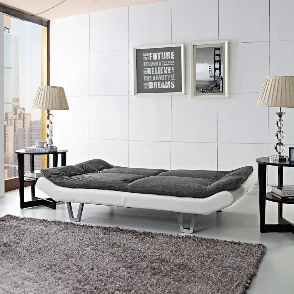 Hudson 2-Seater Sofa Bed with Click-Clack - Charcoal