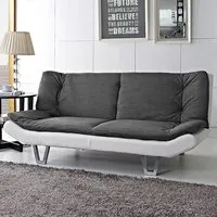 Hudson 2-Seater Sofa Bed with Click-Clack - Charcoal