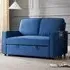 Hugo Small Double Pull Out Sofa Bed - Blue