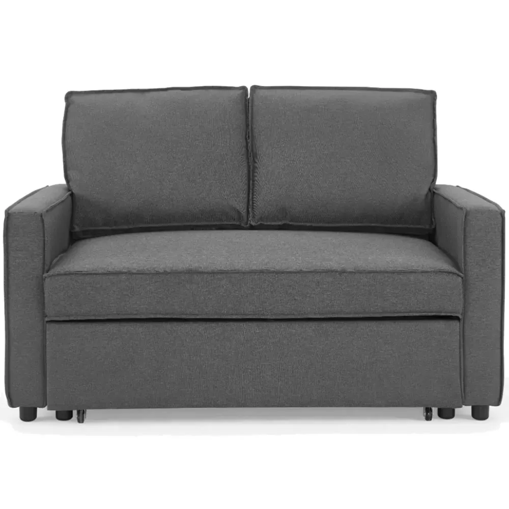 Hugo Small Double Pull Out Sofa Bed - Grey