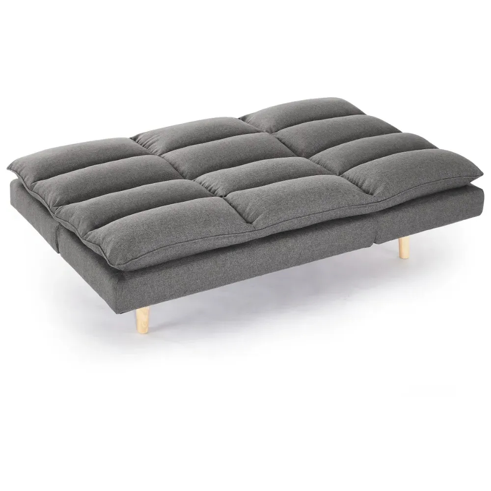 Idris 3-Seater Sofa Bed - Dark Grey, Fabric