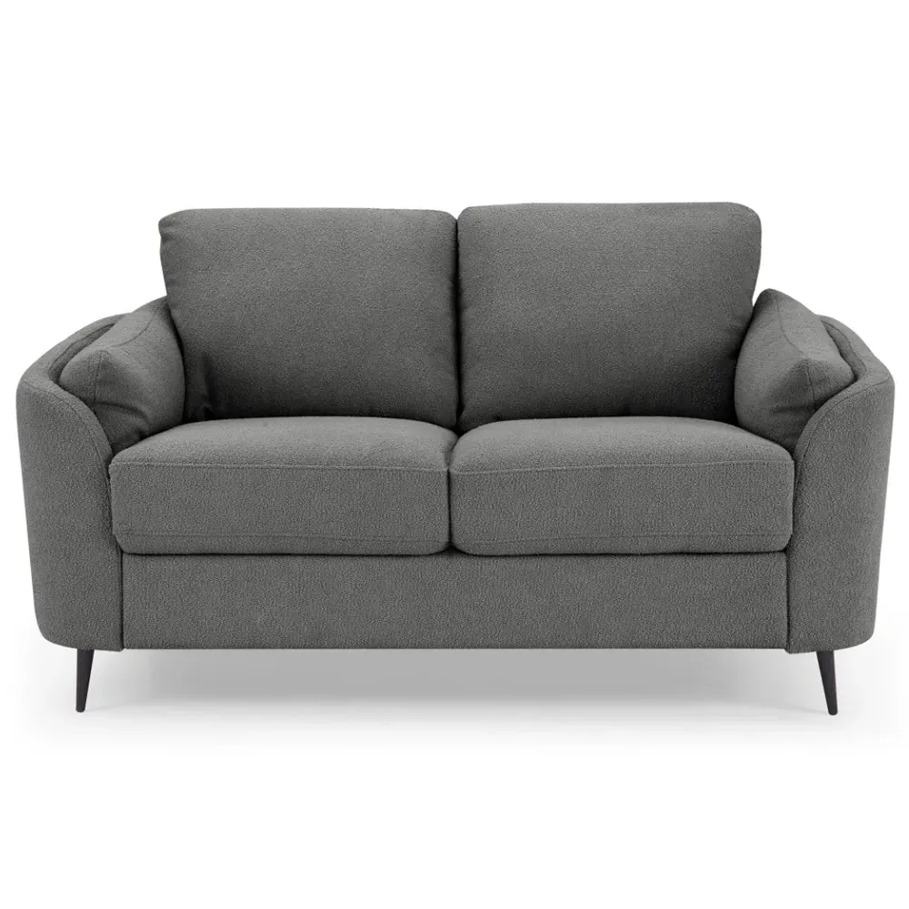 Jack 2-Seater Sofa - Dark Grey, Boucle