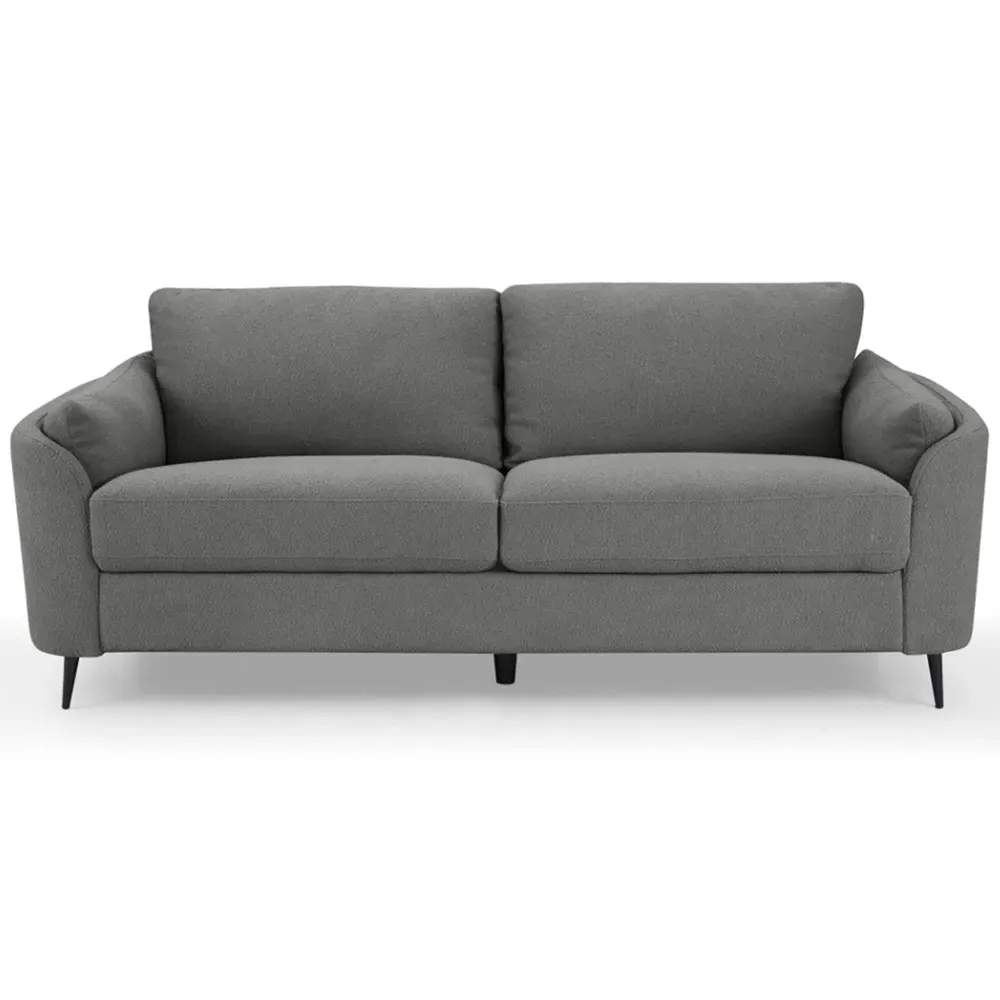Jack 3-Seater Sofa - Dark Grey, Boucle