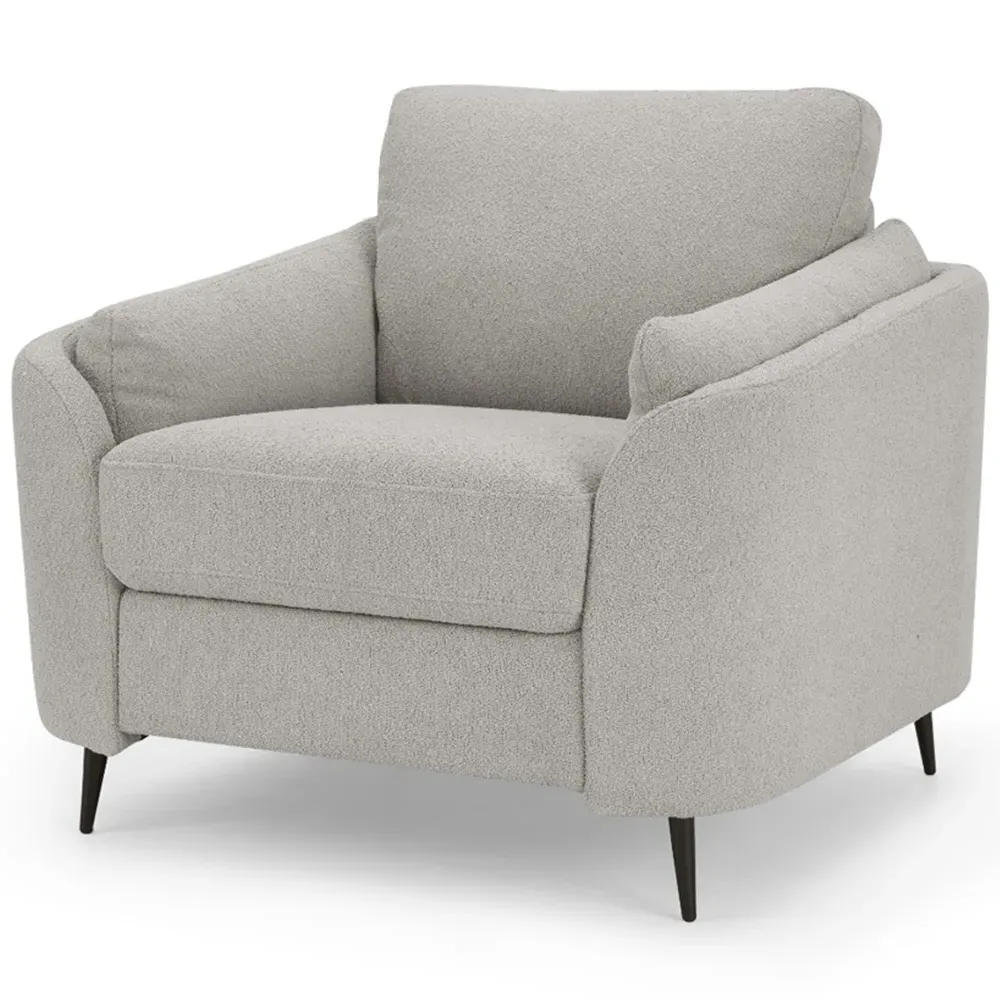 Jack Sofa Chair - Light Grey, Boucle