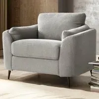 Jack Sofa Chair - Light Grey, Boucle