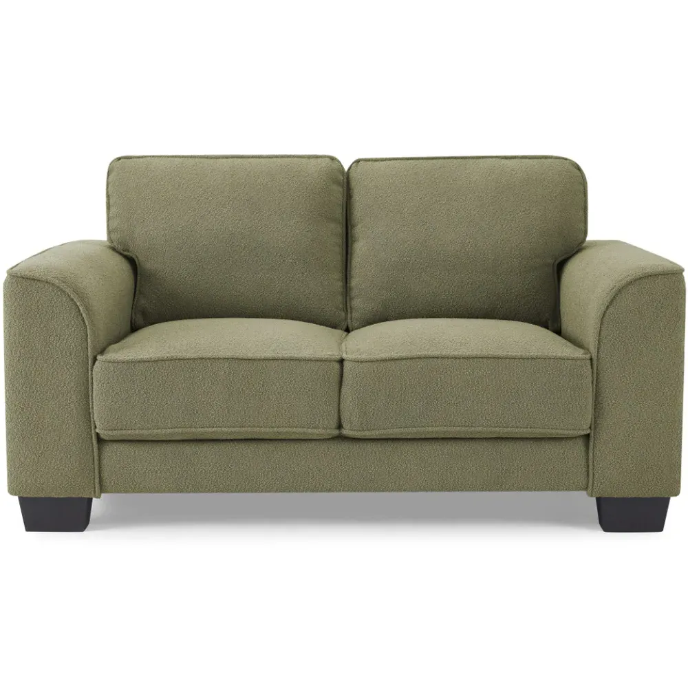 Jada 2-Seater Sofa - Green, Boucle