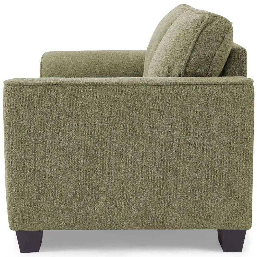 Jada 2-Seater Sofa - Green, Boucle