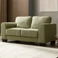 Jada 2-Seater Sofa - Green, Boucle