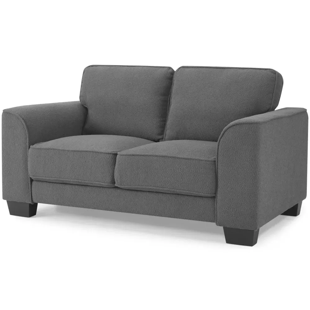 Jada 2-Seater Sofa - Grey, Boucle