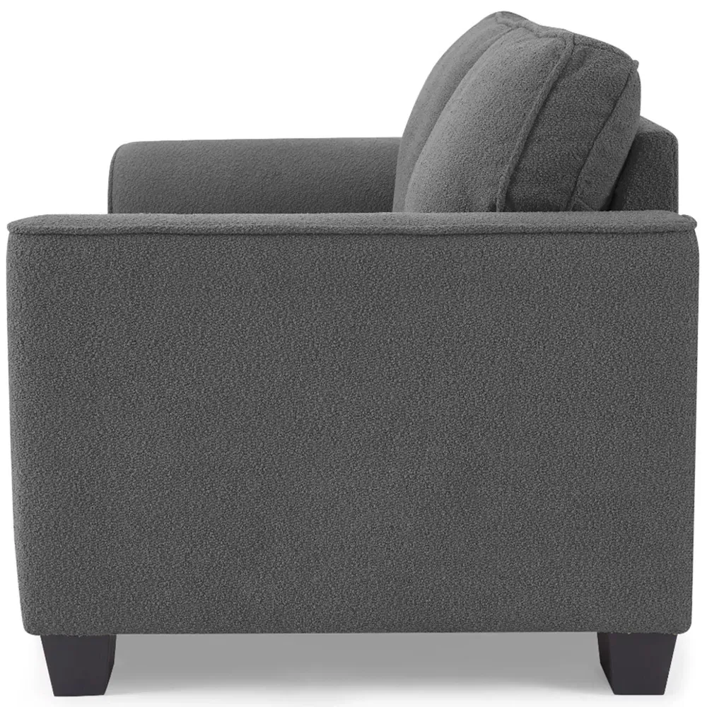 Jada 2-Seater Sofa - Grey, Boucle